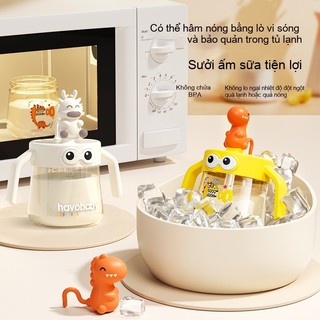 Youkebei Bình Sữa PPSU Cao Cấp – Cổ Rộng, Chống Tràn, Không BPA, Silicon Khóa Nước, Chịu Nhiệt & Chịu Va Đập