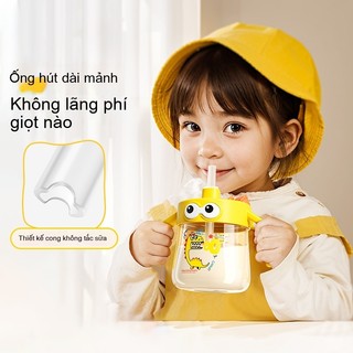 Youkebei Bình Sữa PPSU Cao Cấp – Cổ Rộng, Chống Tràn, Không BPA, Silicon Khóa Nước, Chịu Nhiệt & Chịu Va Đập