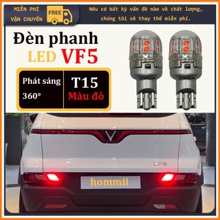 2 bóng đèn phanh LED cho VF5/VF5 Plus, màu đỏ, chân cắm T15.​