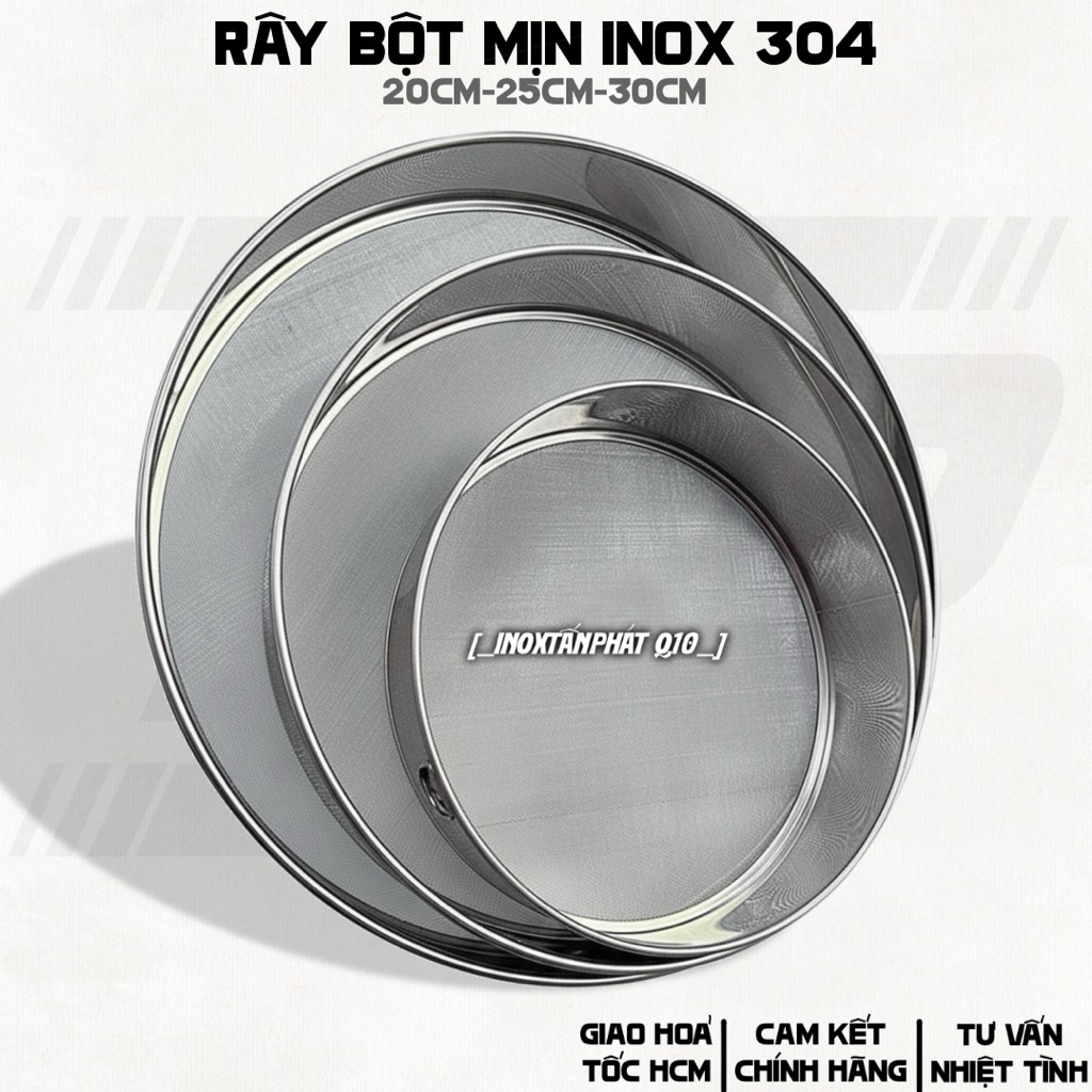 Rây Bột Mịn Inox 304 - Rây Sàng Siêu Mịn 20/25/30cm | Shopee Việt Nam
