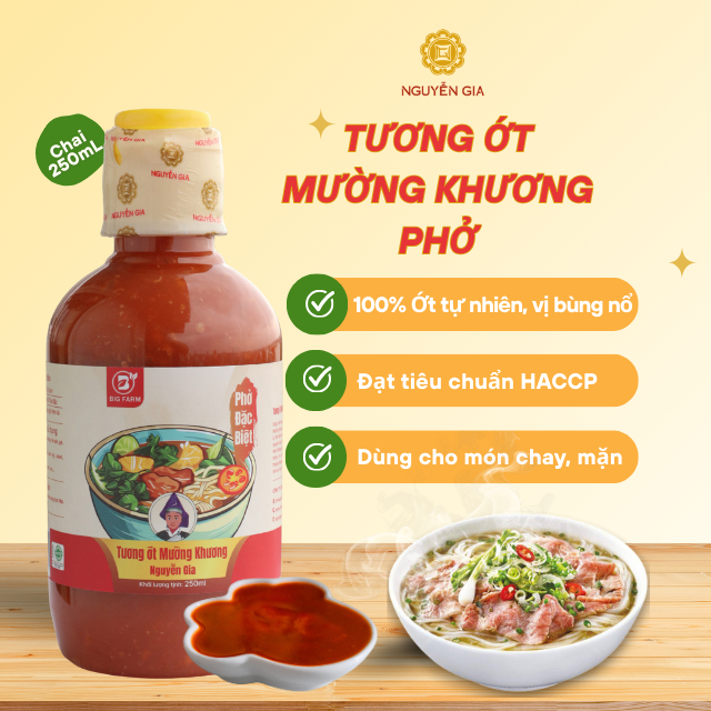 Tương Ớt Mường Khương Phở Đặc Biệt Nguyễn Gia 250ml