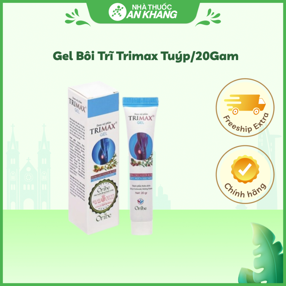 Gel Bôi Trĩ Trimax Tuýp/20Gam