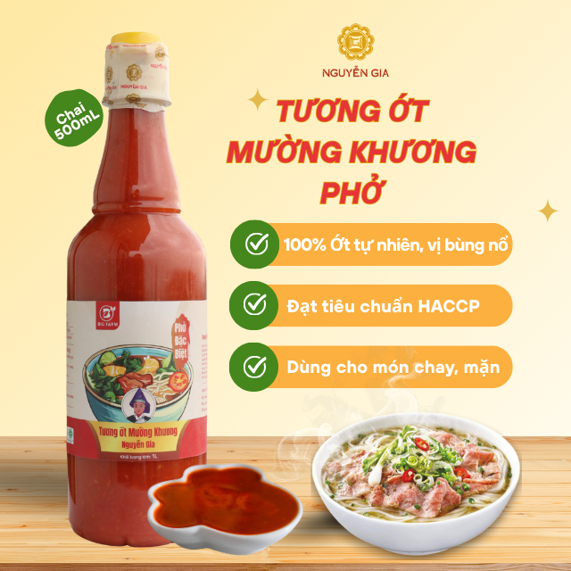 Tương Ớt Mường Khương Phở Đặc Biệt Nguyễn Gia 500ml NGTO031