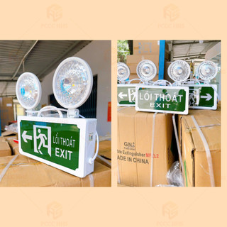 [Có kiểm định] Đèn chiếu sáng sự cố kết hợp biển EXIT thoát hiểm khẩn cấp, dùng khi mất điện PCCC...