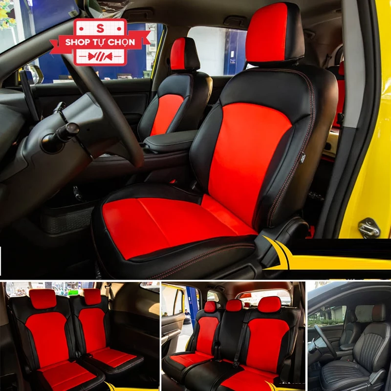 Bọc ghế xe Limo Green Ô TÔ 7 Chỗ da 9D Full 2 hàng ghế chất da Nappa cao cấp được may đo theo xe tặng kèm 2 gối đầu — ảnh 1