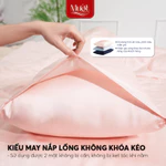 [Tencel 100s] Bộ chăn ga gối Lụa Tencel 100s 5 món cao cấp Mướt Bedding, chăn chần bông đầy đủ kích thước — ảnh 2
