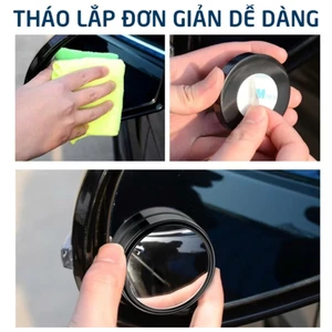 Gương cầu lồi cho ô tô quay 360 độ ( Bộ 2 chiếc )