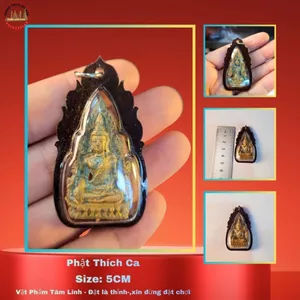 Mặt Dây Chuyền Thích Ca 5cm – Thiết Kế Trang Nhã, Khung Nhựa Cao Cấp Bền Đẹp