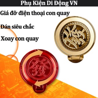 Giá đỡ điện thoại xoay 360° gấp gọn, phù hợp cho nhiều dòng iPhone Samsung Xiaomi OPPO