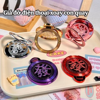 Giá đỡ điện thoại xoay 360° gấp gọn, phù hợp cho nhiều dòng iPhone Samsung Xiaomi OPPO