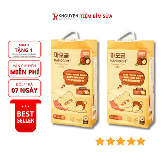 [Giá TỐT NHẤT] Tã/Bỉm hữu cơ MAMOGOM Premium công nghệ Hàn dán/quần S62/M52/M48/L44/XL40/XXL38