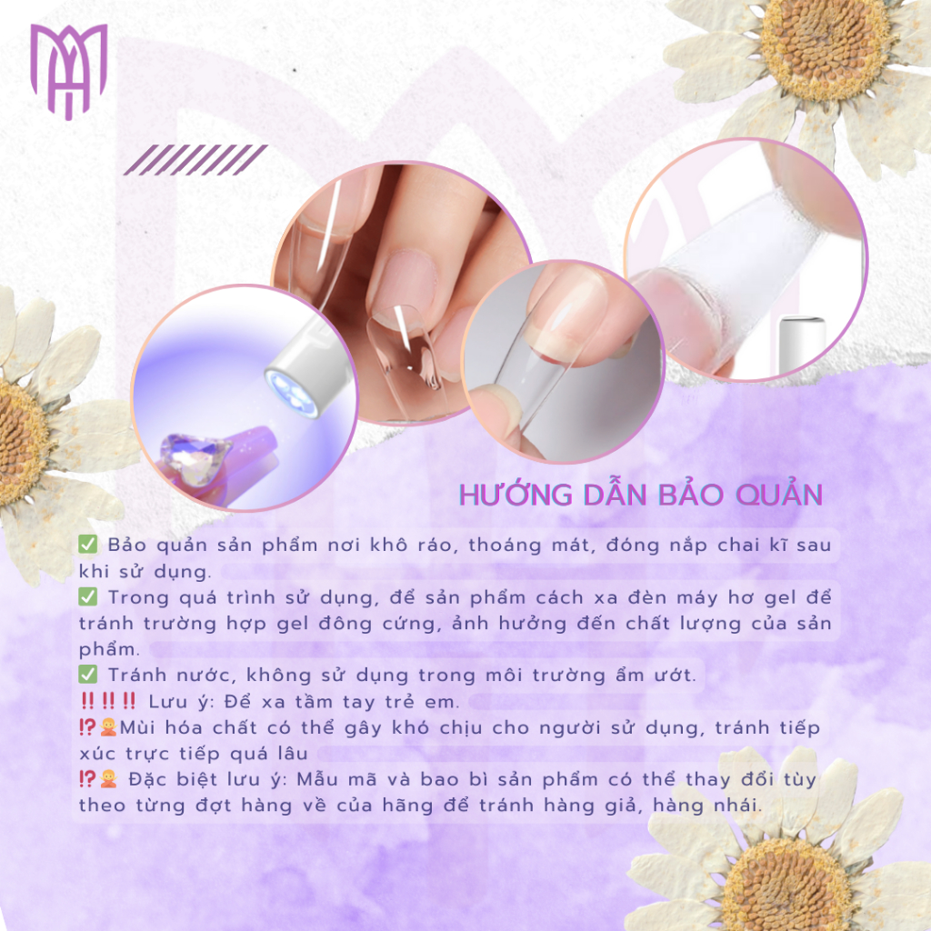 Combo Glue Gel + Hơ Gel Mini, Glue Gel ANSC Nắp Bạc, Dán Móng Úp, Đính Đá, Đính Charm, Ẩn Hoa Khô