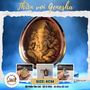 Mặt Dây Chuyền Voi Ganesha 4cm – Nhỏ Gọn, Dễ Đeo, Dễ Phối Đồ
