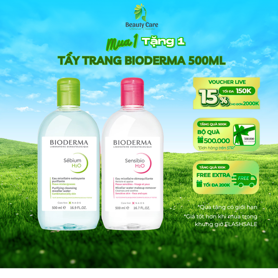 Nước Tẩy Trang Bioderma - Hình ảnh thực tế