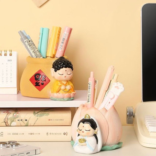Tượng thạch cao trắng lọ Phật không kèm màu cọ