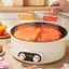 Nồi lẩu điện dung tích lớn có hai chế độ điều chỉnh nhiệt độ và hai hương vị.