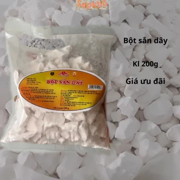 Bột sắn dây nguyên chất 200g dùng để pha nước uống Tinh bột sắn dây dùng làm nguyên liệu làm bánh nấu chè