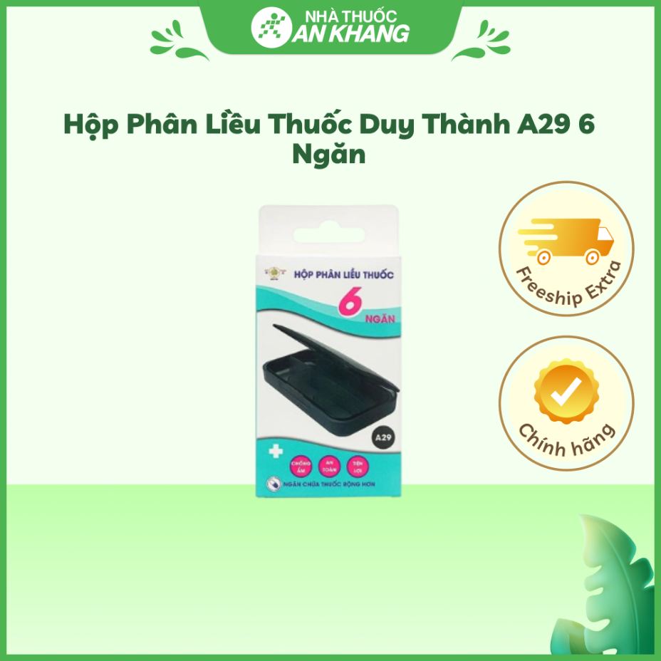 Hộp phân liều thuốc Duy Thành A29 6 ngăn