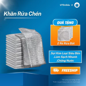 Khăn rửa chén lưới kim loại Tấm lưới kim loại rửa chén xoong nồi đa năng Khăn rửa chén mới nhất
