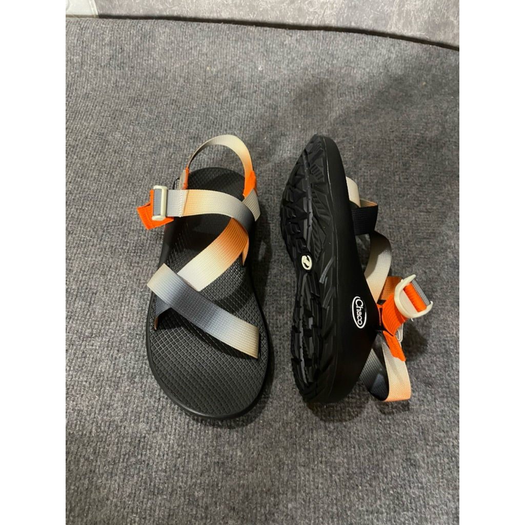 Sandal chaco giầy nam màu dây lụa 3D phối màu