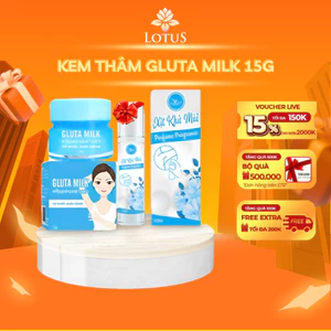 Kem Thâm nách Gluta Milk giảm thâm, ngăn mùi cơ thể hiệu quả an toàn tặng kèm xịt khử mùi