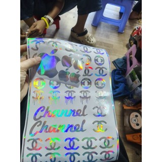bộ tem dán + 5 quả trang trí xe điện xe máy decal dán