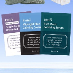 [QUÀ TẶNG KHÔNG BÁN] 3pcs sachet Dear, Klairs dòng kem dưỡng/nước hoa hồng/tinh chất