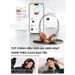 Tai Nghe Chụp Tai Baseus Bass BH1 Air - Thiết Kế Retro Siêu Nhẹ 90g, Pin 80h, Chống Ồn ENC Thông Minh Lọc Sạch Tạp Âm — ảnh 4