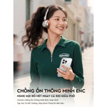 Tai Nghe Chụp Tai Baseus Bass BH1 Air - Thiết Kế Retro Siêu Nhẹ 90g, Pin 80h, Chống Ồn ENC Thông Minh Lọc Sạch Tạp Âm — ảnh 5