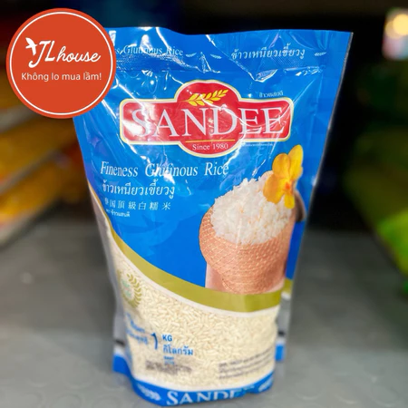 Gạo Nếp Thái hiệu SANDEE - Túi 1KG | 5KG