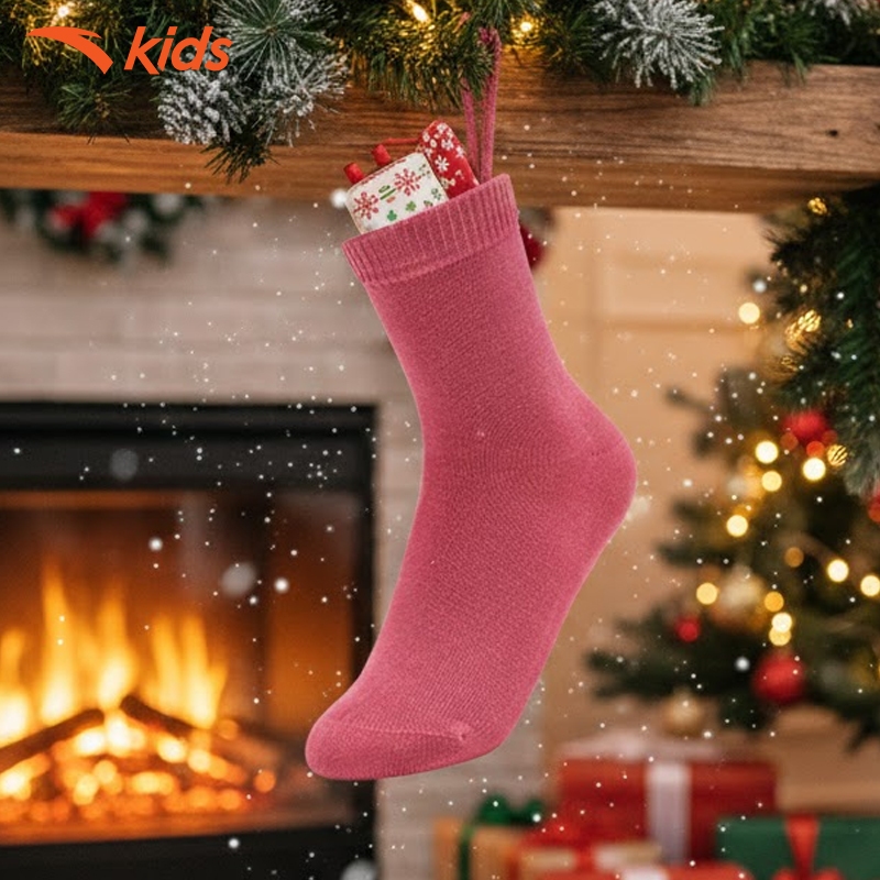Tất Cổ Cao Thể Thao Bé Trai ANTA Kids 3925D8318