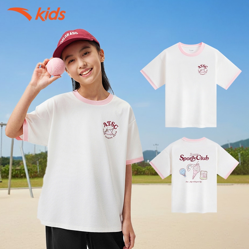 Áo Phông Thể Thao Bé Gái Anta Kids 3625B8104