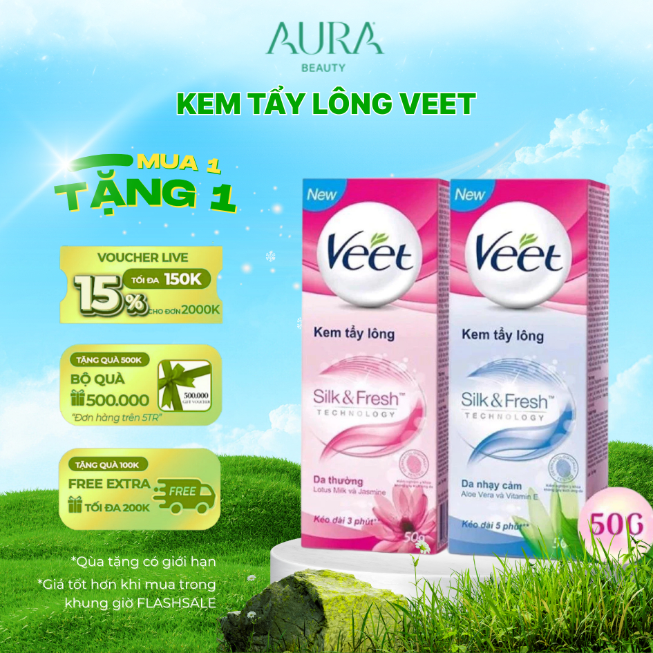 Kem Tẩy Lông Veet Da Nhạy Cảm - Hình ảnh thực tế