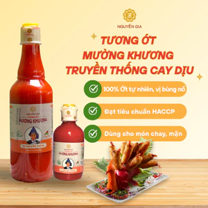 Tương Ớt Mường Khương Nguyễn Gia Truyền Thống Xưa Cay Dịu 250ml / 500ml NGTO02 các size
