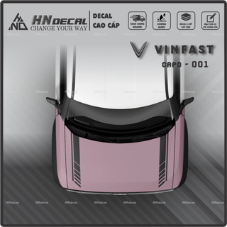 DECAL DÁN CAPO XE VF3 - TEM DÁN CAPO VF3 MẪU MỚI NHẤT NHIỀU MÀU SẮC LỰA CHỌN ( MẪU 01 )