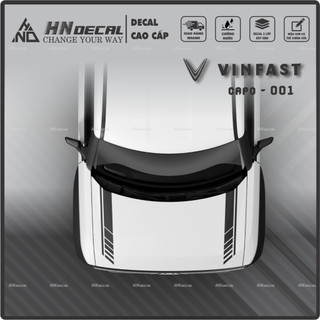 DECAL DÁN CAPO XE VF3 - TEM DÁN CAPO VF3 MẪU MỚI NHẤT NHIỀU MÀU SẮC LỰA CHỌN ( MẪU 01 )