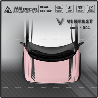 DECAL DÁN CAPO XE VF3 - TEM DÁN CAPO VF3 MẪU MỚI NHẤT NHIỀU MÀU SẮC LỰA CHỌN ( MẪU 01 )