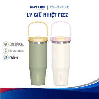 Ly Giữ Nhiệt FIZZ MATSU 960ml – Quai Xách Tiện Lợi, Chất Liệu PP/PE, Silicone, Hai Chế Độ Uống