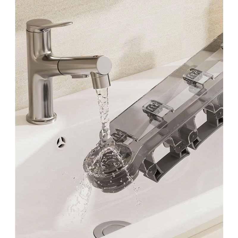 Thanh Móc kẹp cây lau nhà kẹp chổi dán tường hút chân không Thanh kẹp dán tường SH0030 4 kẹp đa năng