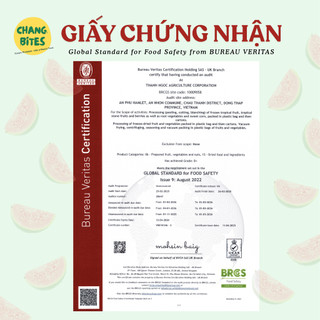 Ổi Sấy Dẻo Ít Đường Chang Bites Ăn Vặt Healthy Giàu Vitamin C, Chuẩn Xuất Khẩu Có Giấy Tờ Công Bố Đầy Đủ