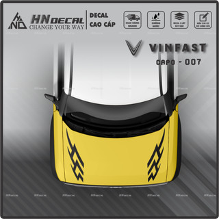 DECAL DÁN CAPO XE VF3 - TEM DÁN CAPO VF3 MẪU MỚI NHẤT NHIỀU MÀU SẮC LỰA CHỌN ( MẪU 07 )