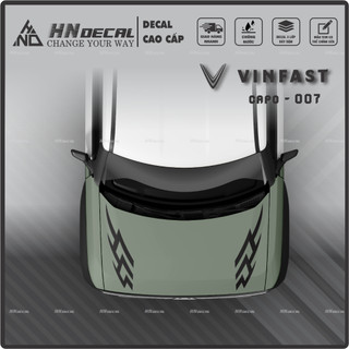 DECAL DÁN CAPO XE VF3 - TEM DÁN CAPO VF3 MẪU MỚI NHẤT NHIỀU MÀU SẮC LỰA CHỌN ( MẪU 07 )