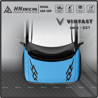 DECAL DÁN CAPO XE VF3 - TEM DÁN CAPO VF3 MẪU MỚI NHẤT NHIỀU MÀU SẮC LỰA CHỌN ( MẪU 07 )