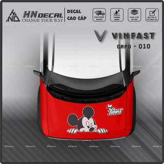 DECAL DÁN CAPO XE VF3 - TEM DÁN CAPO VF3 MẪU MỚI NHẤT NHIỀU MÀU SẮC LỰA CHỌN ( MẪU 10  )