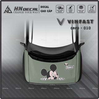 DECAL DÁN CAPO XE VF3 - TEM DÁN CAPO VF3 MẪU MỚI NHẤT NHIỀU MÀU SẮC LỰA CHỌN ( MẪU 10  )
