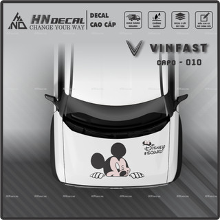 DECAL DÁN CAPO XE VF3 - TEM DÁN CAPO VF3 MẪU MỚI NHẤT NHIỀU MÀU SẮC LỰA CHỌN ( MẪU 10  )
