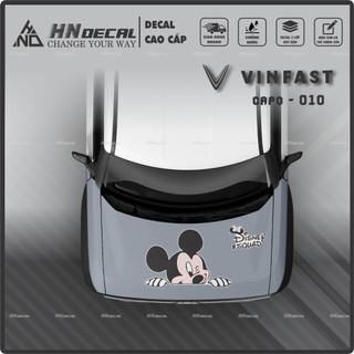 DECAL DÁN CAPO XE VF3 - TEM DÁN CAPO VF3 MẪU MỚI NHẤT NHIỀU MÀU SẮC LỰA CHỌN ( MẪU 10  )