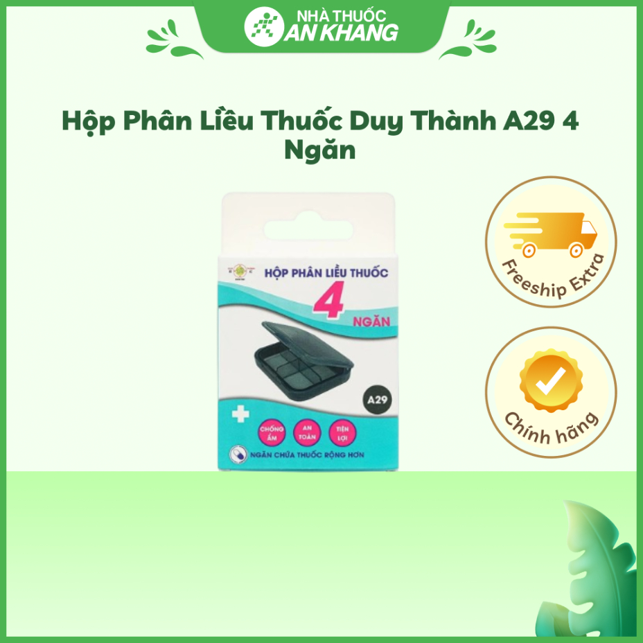 Hộp phân liều thuốc Duy Thành A29 4 ngăn
