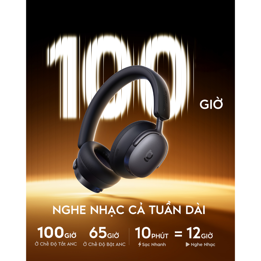 Tai Nghe Baseus Inspire XH1 Sound by Bose, Pin 100H, Chống ồn ANC, Dolby Audio