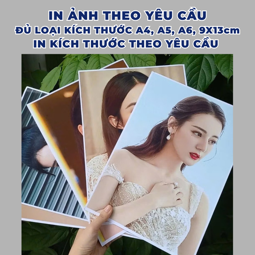 IN ẢNH, RỬA ẢNH, kích thước theo yêu cầu đủ loại từ A4, A5, A6, 9x13, .... (ĐỌC MÔ TẢ)